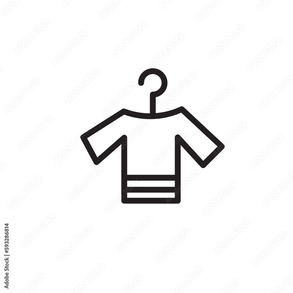 Hanger Sewing Shirt Outline Icon Hanger Sewing Shirt Outline Icon