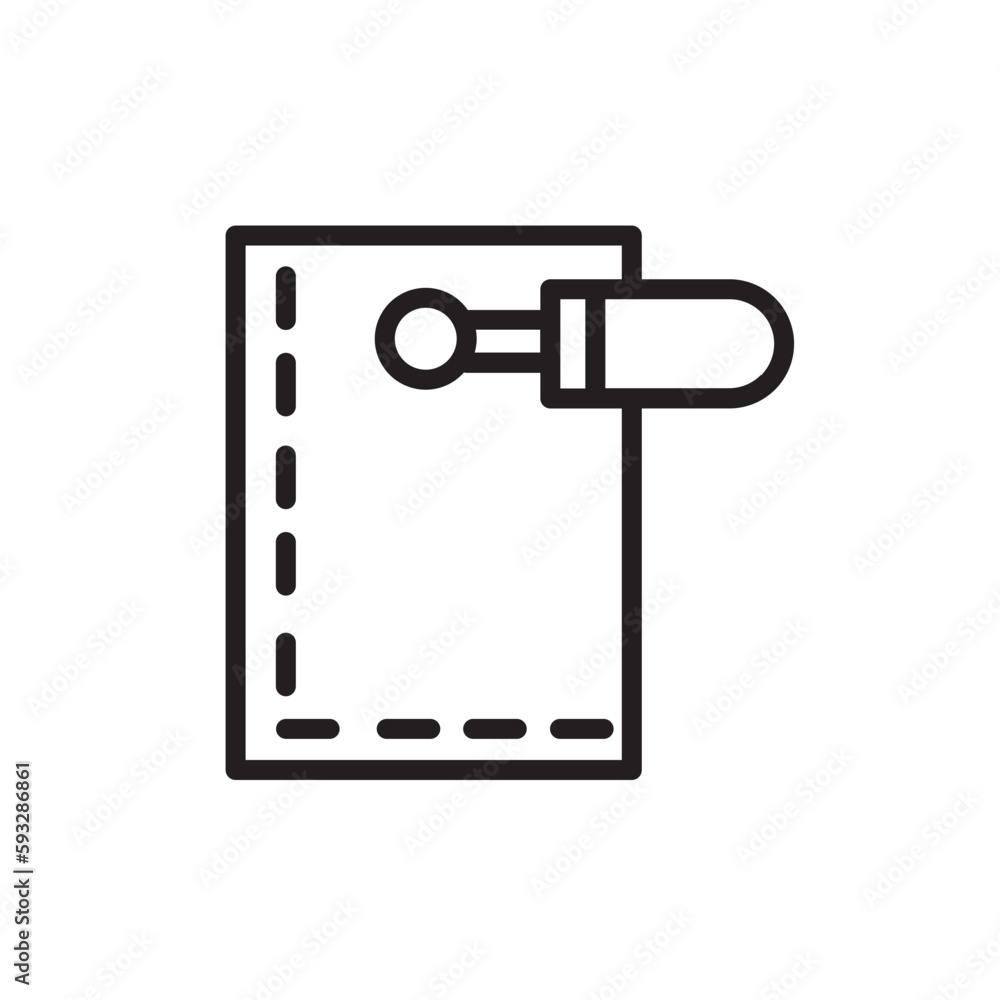 Sewing Structural Equipment Outline Icon Sewing Structural Equipment Outline Icon