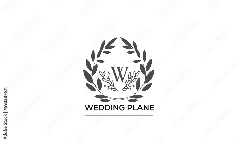 isolate and silhouette wedding vector logo and black wedding sign symbol design  