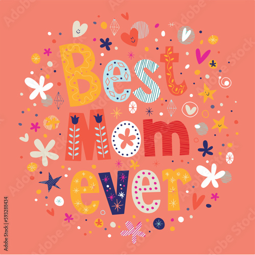 Mother's Day Celebration T shirt Vector Design. Fashion Vector Print Design You Can Decorate With Glitter, Rhinestone For Happy Mother's Day Greeting Card or Mother's Day T-Shirt