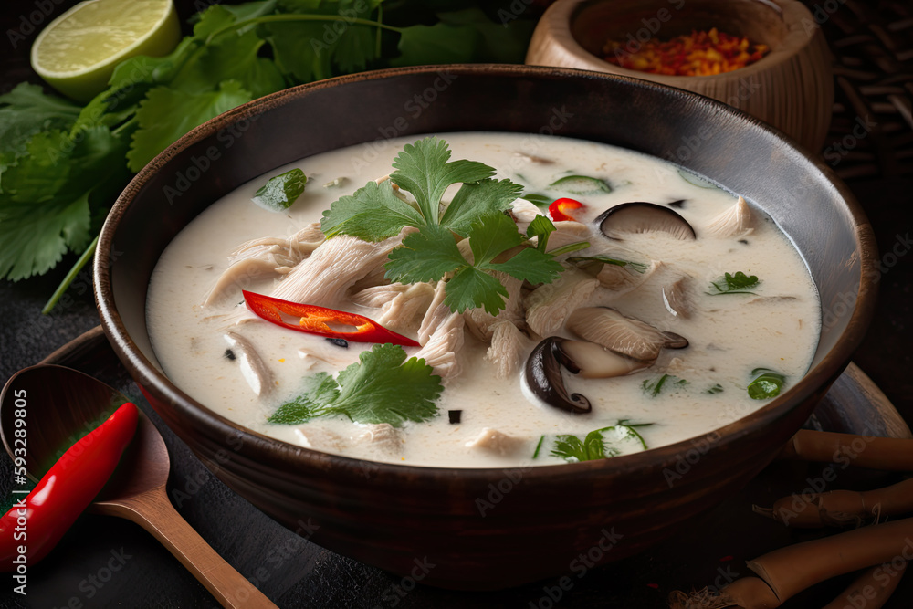 Nutritious and Flavorful: Tom Kha Gai, a Healthy Thai Dish