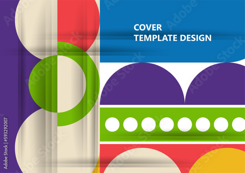 Modern laconic geometric composition for cards, heading, invitation, poster, social networks, publications after publication. Vector