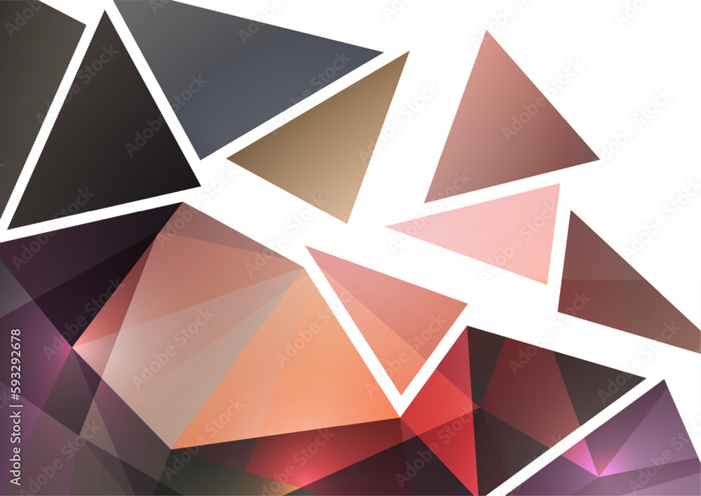 Polygonal abstract background of triangles in a modern style. Place for text. Use for banners, websites, brochures, ads, posters, etc. Vector Polygonal abstract background of triangles in a modern style. Place for text. Use for banners, websites, brochures, ads, posters, etc. Vector