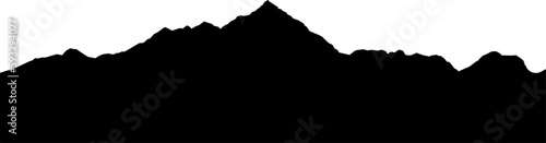 mount Everest Nepal silhouette