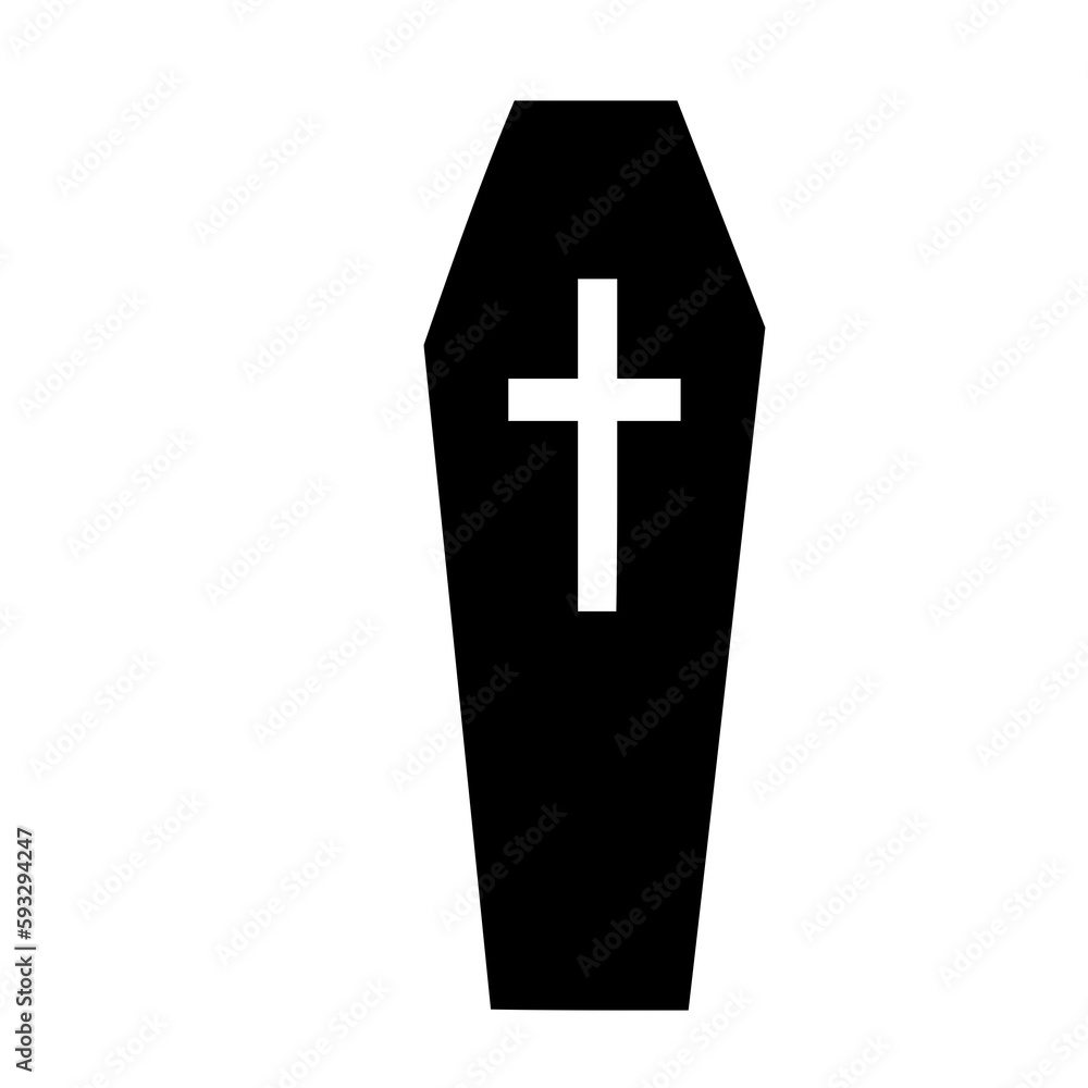 coffin icon symbol vector illustration coffin icon symbol vector illustration