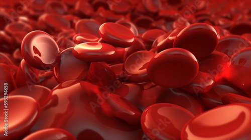 Blood cell, generative IA, IA , generative,   