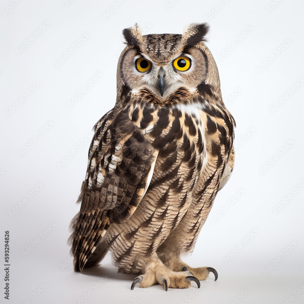 Naklejka premium Owl