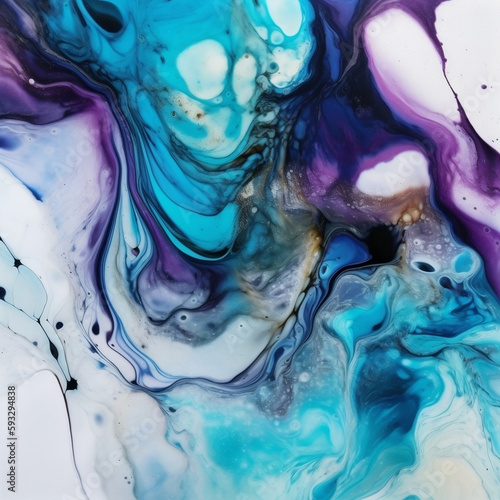 vividly colored marbre, generative IA, IA , generative,   