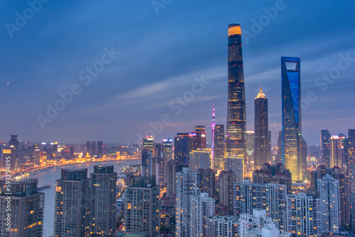 Wallpaper Mural Shanghai Skyline, Lujiazui, Shanghai Torontodigital.ca