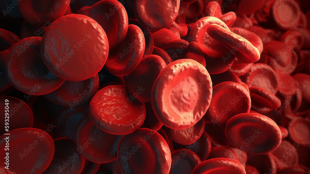 Blood cell, generative IA, IA , generative, Blood cell, generative IA, IA , generative,