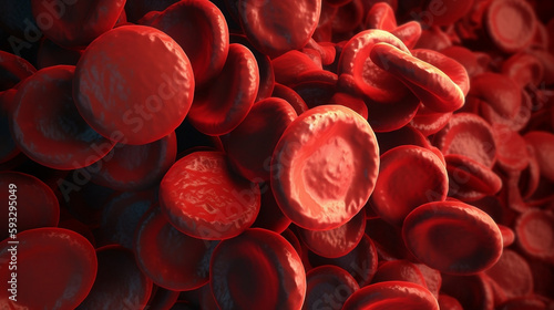 Blood cell, generative IA, IA , generative,   