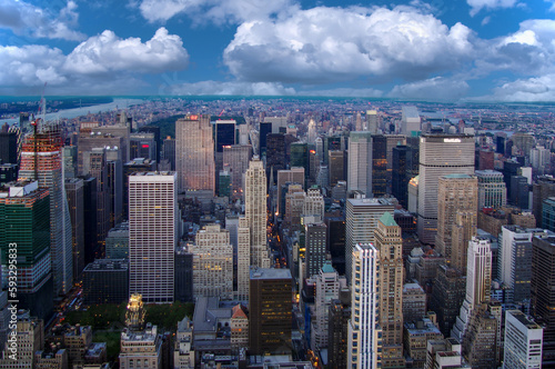 Blick auf Manhattan  New York