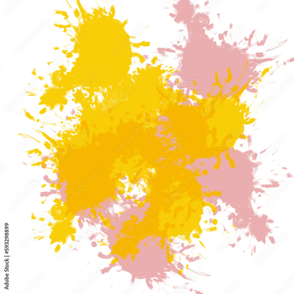 Abstract splatter color background. illustration