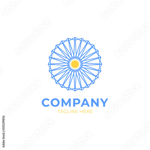 Bright and Sun Logo Template