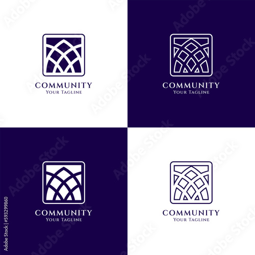 Community Building Logo Template