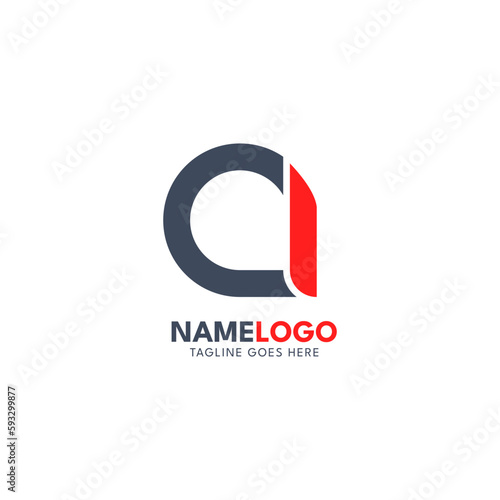Initial A and I Logo Template