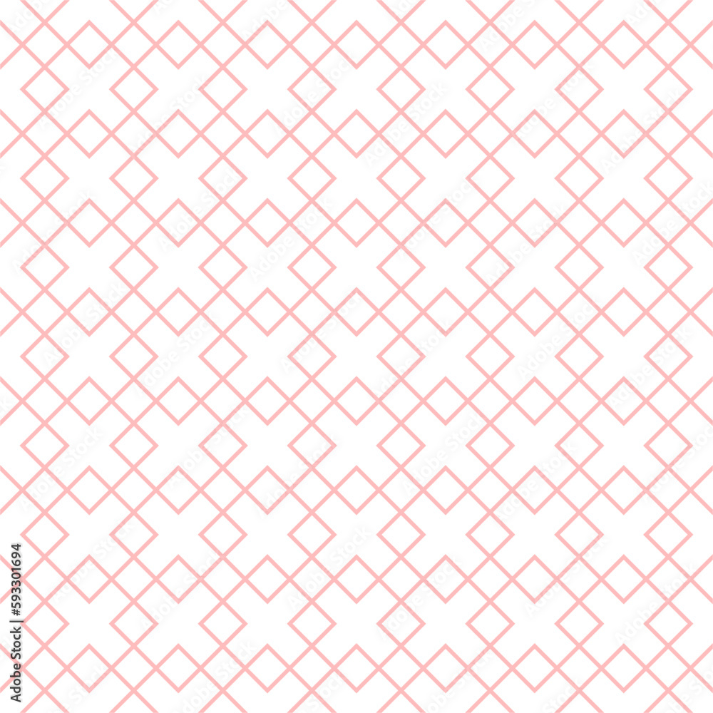 A pink and white pattern with white diamonds A pink and white pattern with white diamonds