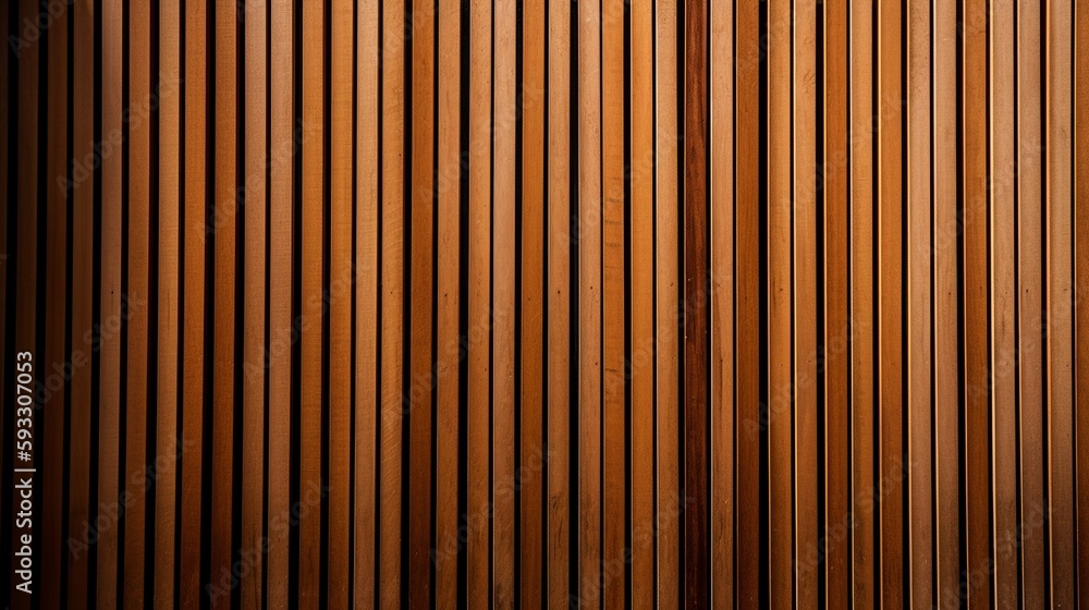 Vertical wooden slats texture, ideal for interior design and