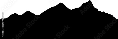 mount Everest Nepal silhouette