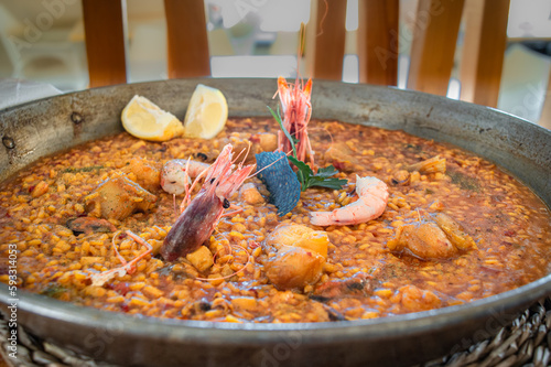 Arroz meloso de marisco