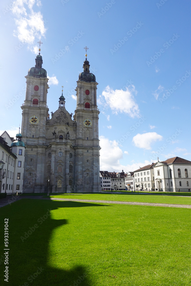 The Cathedral of Saint Gall Monastery, Switzerland	