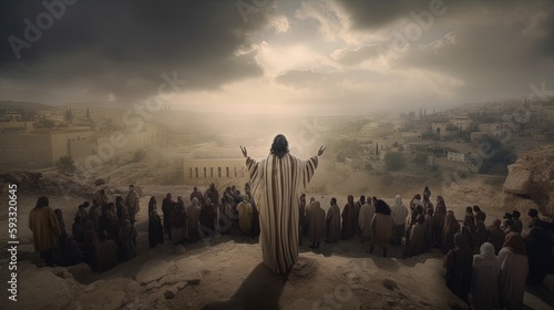 jesus after the resurrection, Jesus rises, jesus closeup face, happy, Jesus is talking and teaching to the people, easter, good Friday, lent season, advent, ash wednesday, Advent, Christmas, Ordinary 
