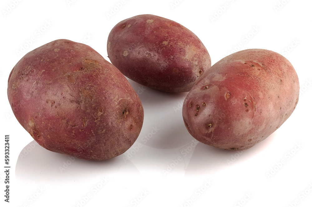 potatoes with red peel potatoes with red peel