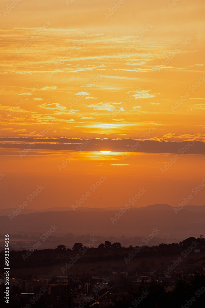 autumn sunset autumn sunset
