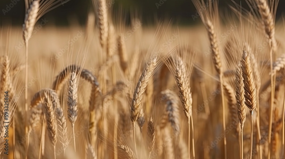 Fototapeta premium Wheat Generative AI