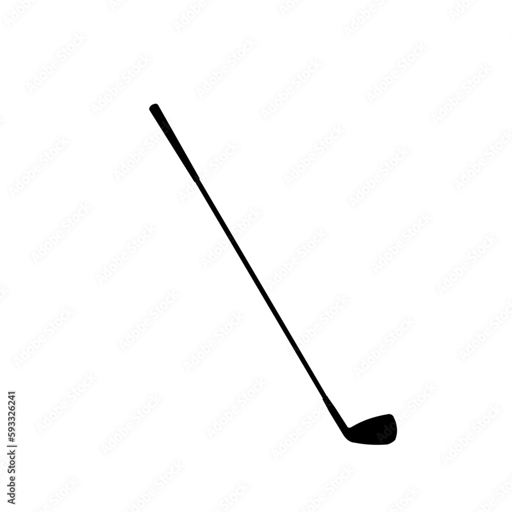golf club on white