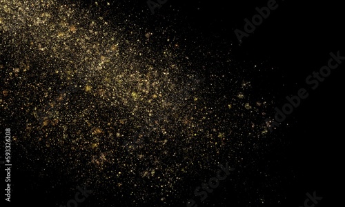 Elegand Gold Glitter Light Luxury Background