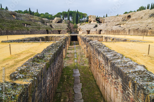 In the ruins of ancient Italica photo