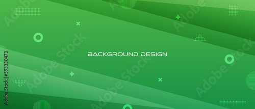 Abstract geometric background with green gradient. minimal textured backdrop for banners and business templates