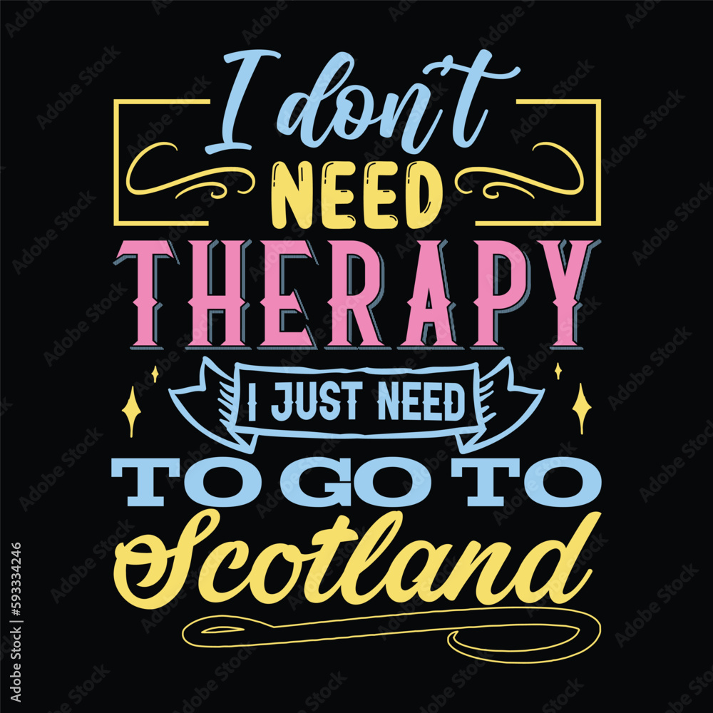 Obraz premium I don't need therapy t shirt design