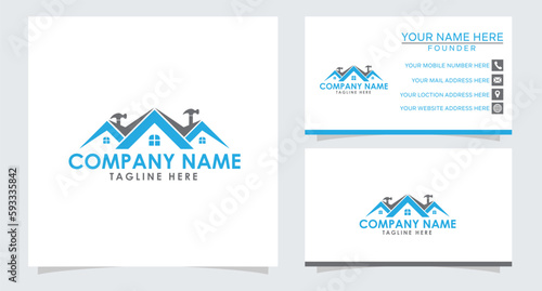 house roof logo design inspiration 
