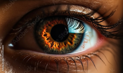 PROMER PLANO DE OJOS INTERRACIALES 
 ilustraciones de IA generativas. 
