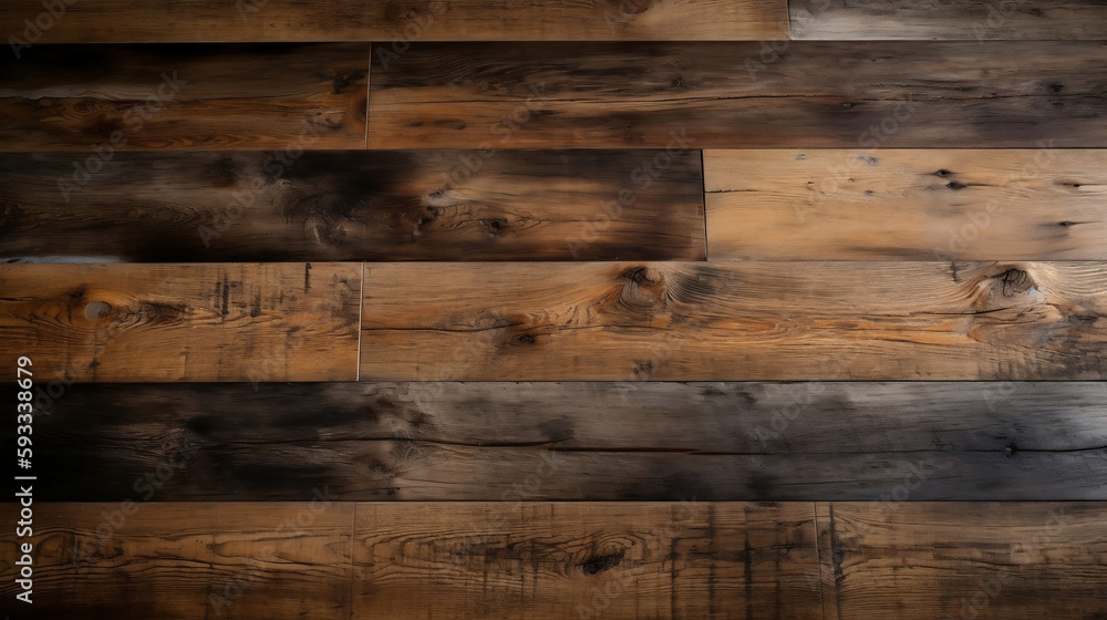 Dark wooden texture. Rustic wood texture. Wood background. Modern wooden facing background