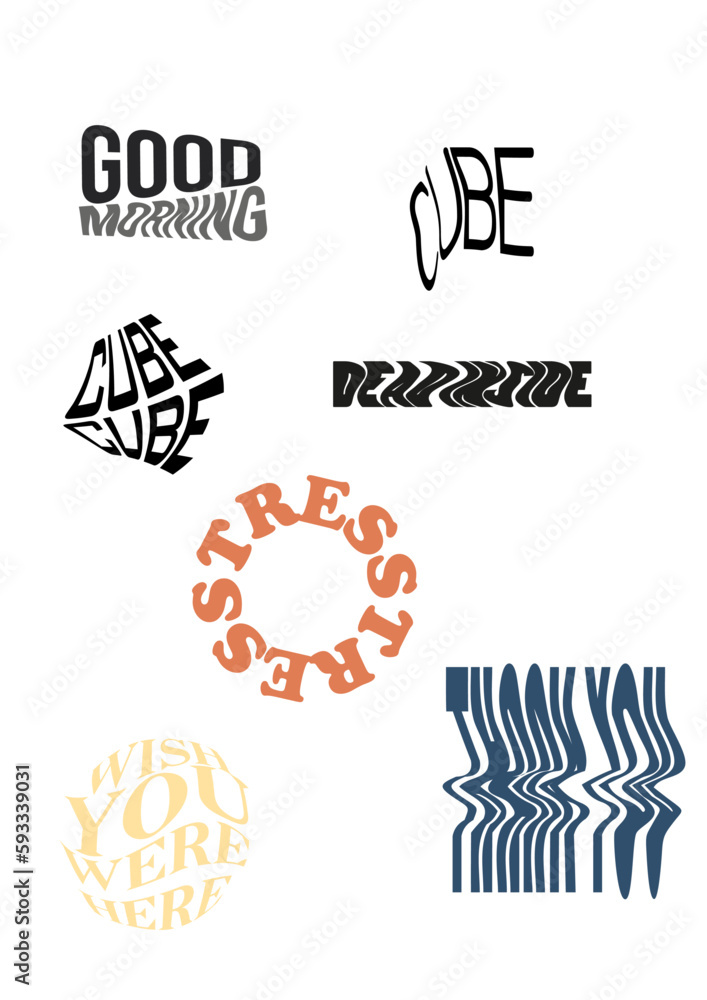 word designs vector, NOT FONTS word designs vector, NOT FONTS