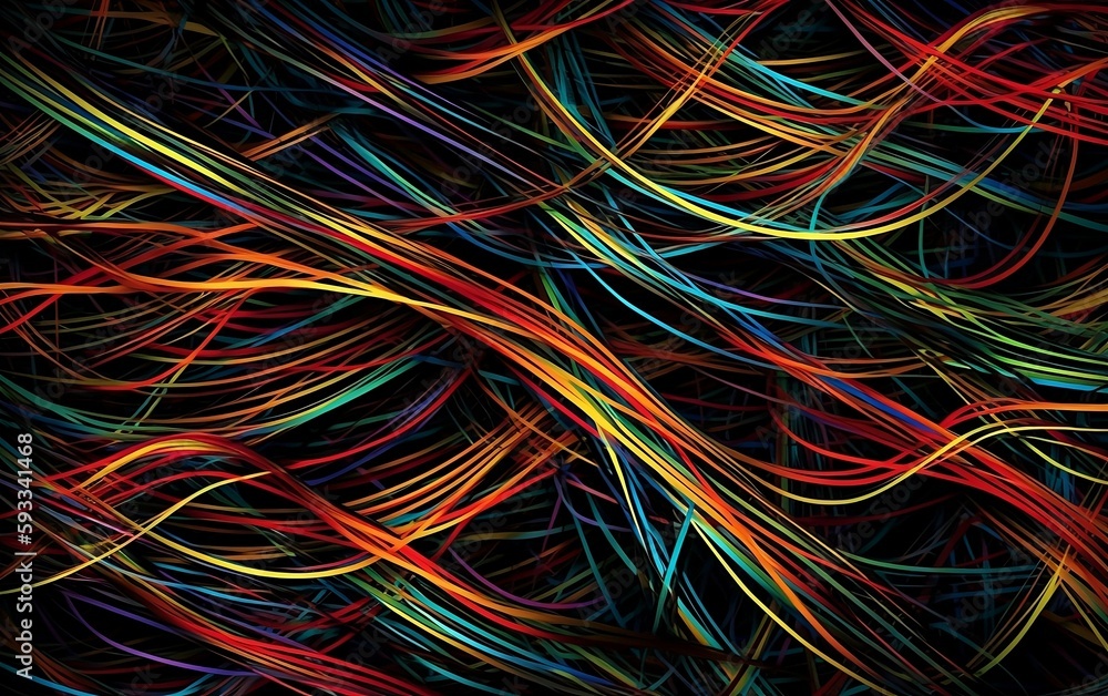 Abstract background with lines. Generative AI technology. Abstract background with lines. Generative AI technology.