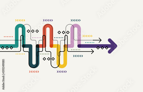 Abstract arrow direction. Technology background. High speed. Hi-tech