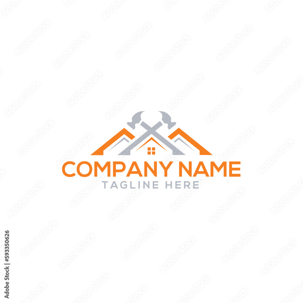 Creative Home Construction Concept Logo Design Template
Creative Home Construction Concept Logo Design Template