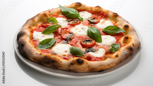 Classic Italian Neapolitan pizza - magazine photo 