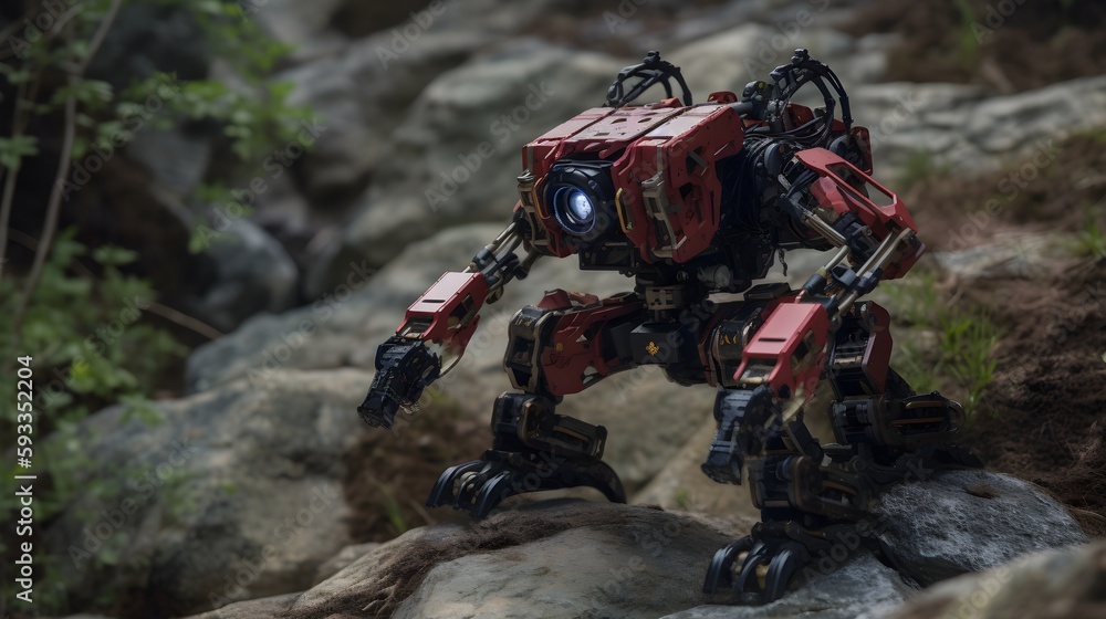 Robot dans la nature