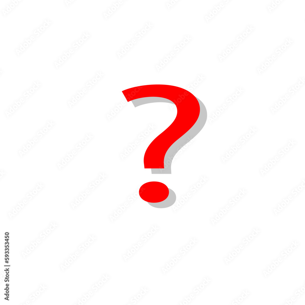 red question mark red question mark