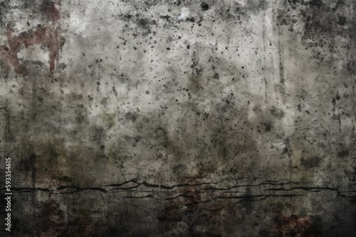 Abstract sceneries with a dark concrete cement texture as a backdrop. Generative AI