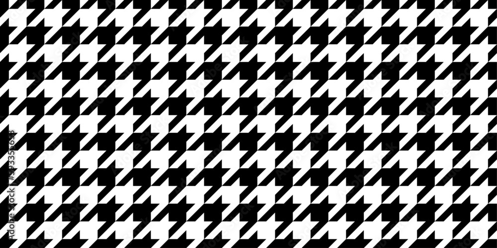 Pepita seamless pattern. Repeating pepito texture. Black