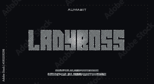 ladyoss Abstract Fashion Best font alphabet. Minimal modern urban fonts for logo, brand, fashion, Heading etc. Typography typeface uppercase lowercase and number. vector illustration full Premium look