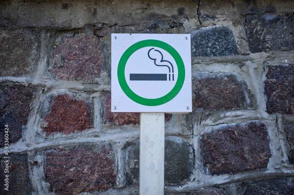 Smoking allowed sign. Smoking area. Smoking allowed sign. Smoking area.