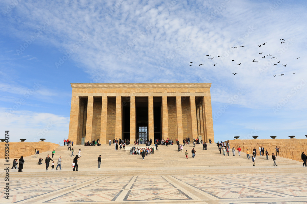 Foto de Ankara Anitkabir is the mausoleum of the founder of Turkish ...