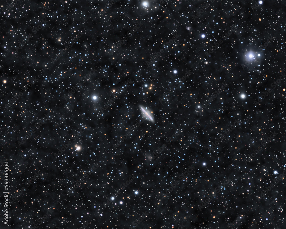 Distant galaxy in Lynx - obrazy, fototapety, plakaty 